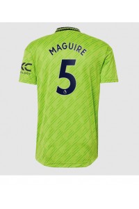 Fotbalové Dres Manchester United Harry Maguire #5 Třetí Oblečení 2022-23 Krátký Rukáv